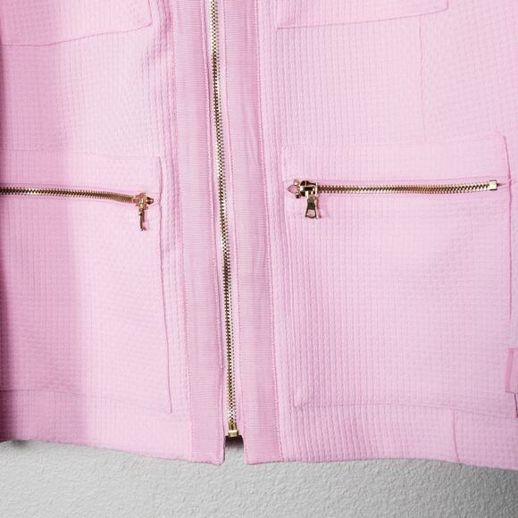 Bob Mackie Wearable Art Pink Jacket Size 1X Barbiecore Clueless Prep - Picture 5 of 9